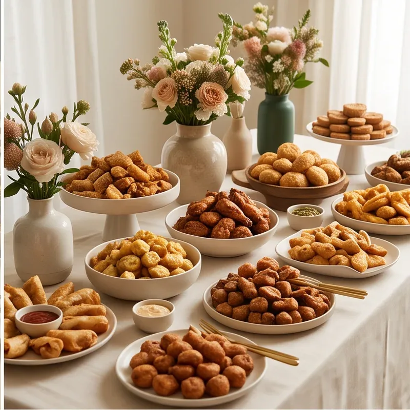 Birthdays & Celebrations — illustrative catering and menu inspiration